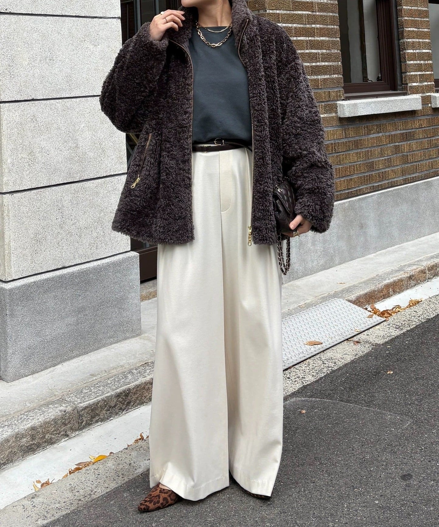 Pou Dou Dou毛毛外套