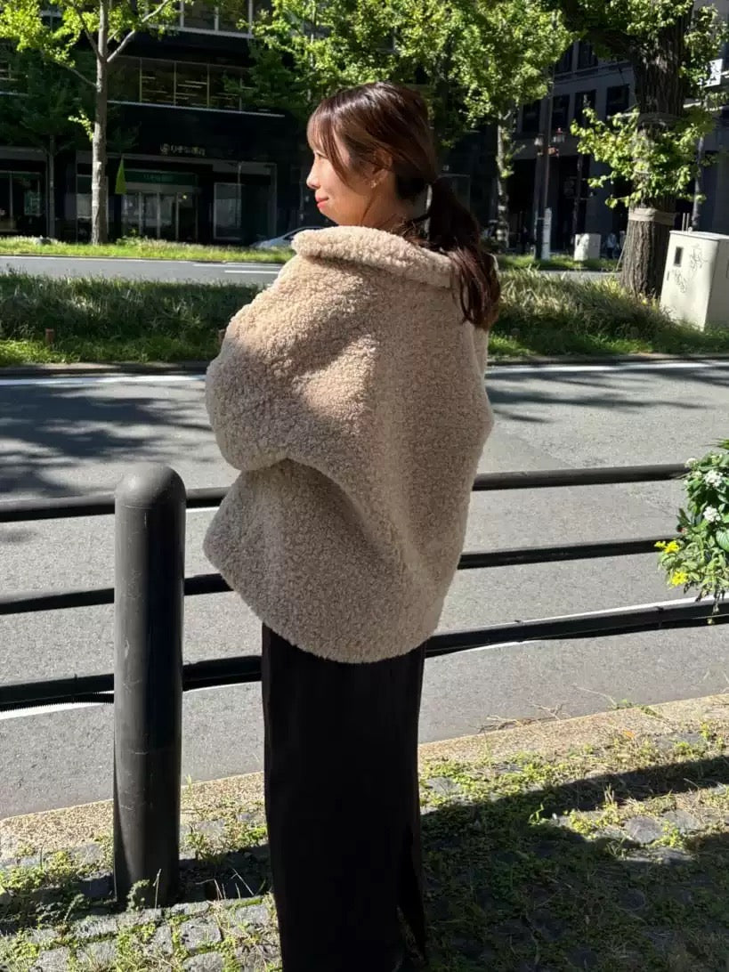 Pou Dou Dou毛毛外套