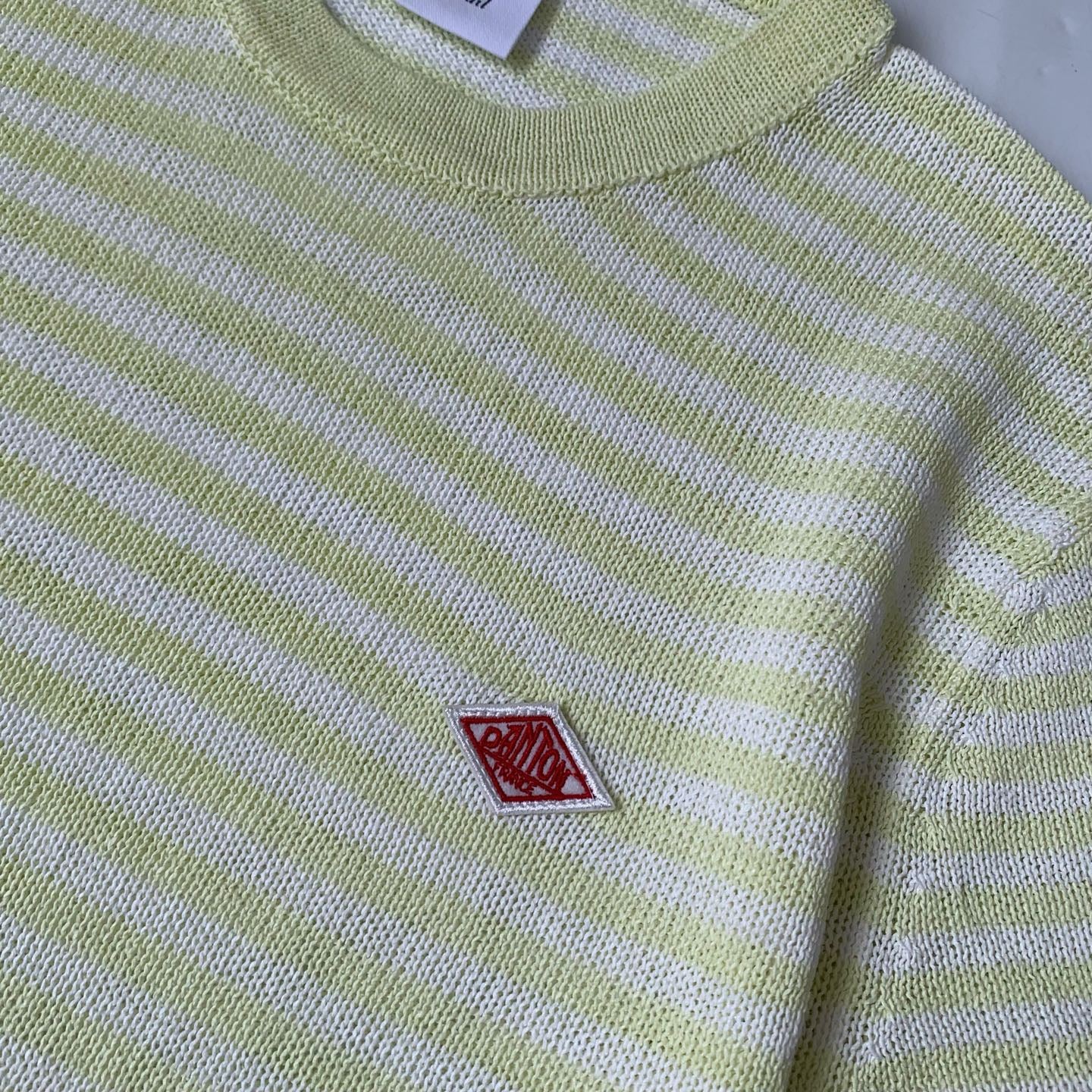 Danton撞色間條tee