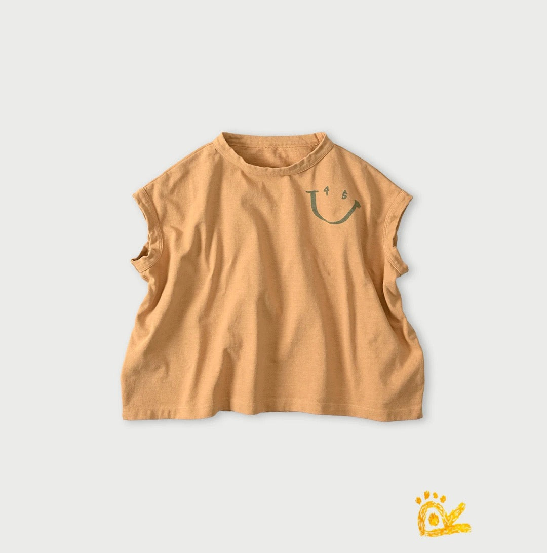45R smile印花tee