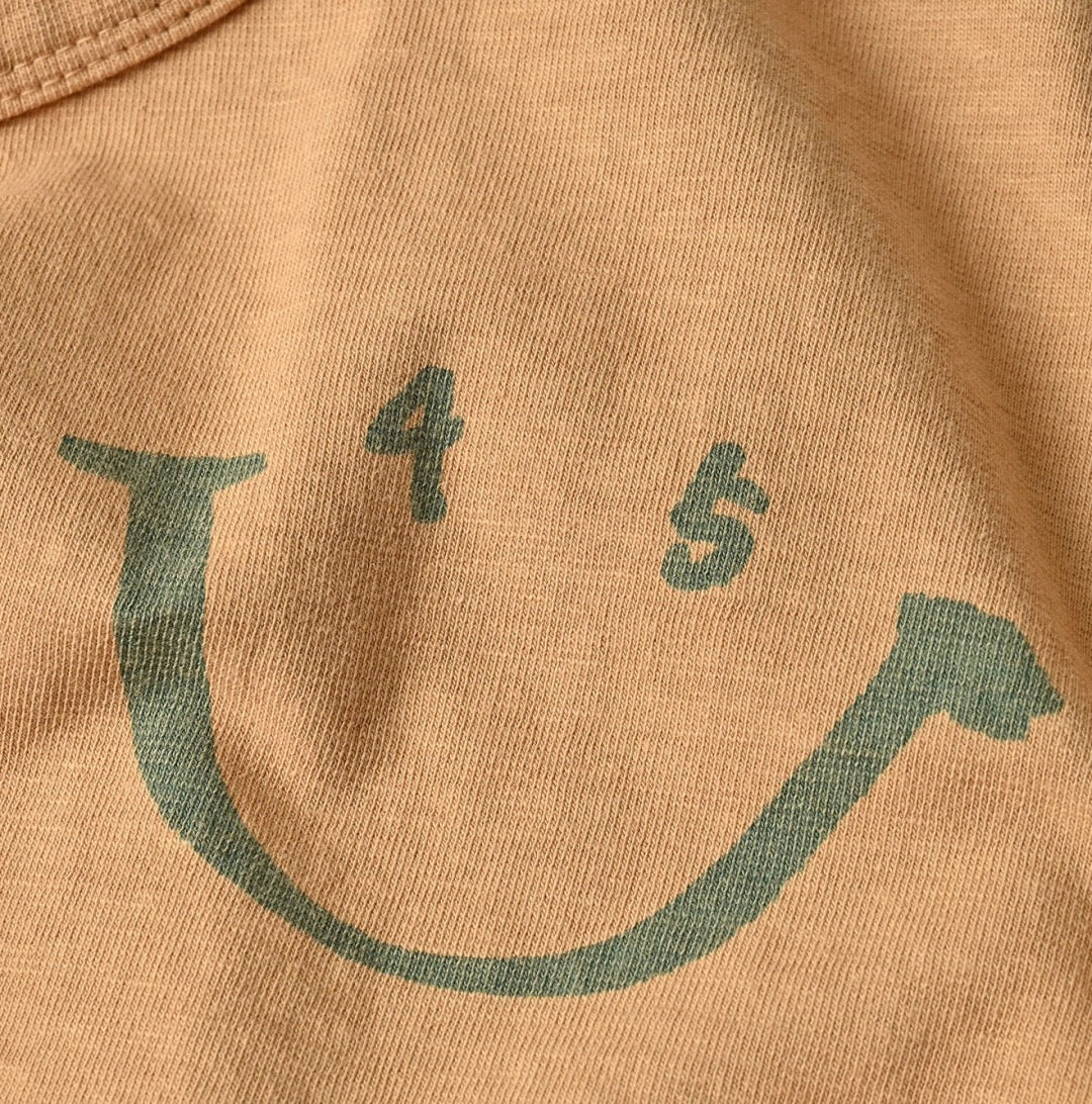 45R smile印花tee