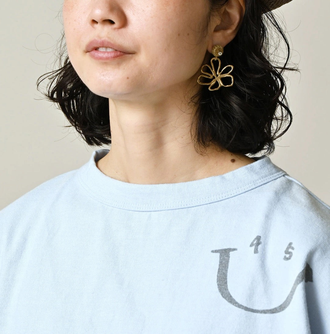 45R smile印花tee