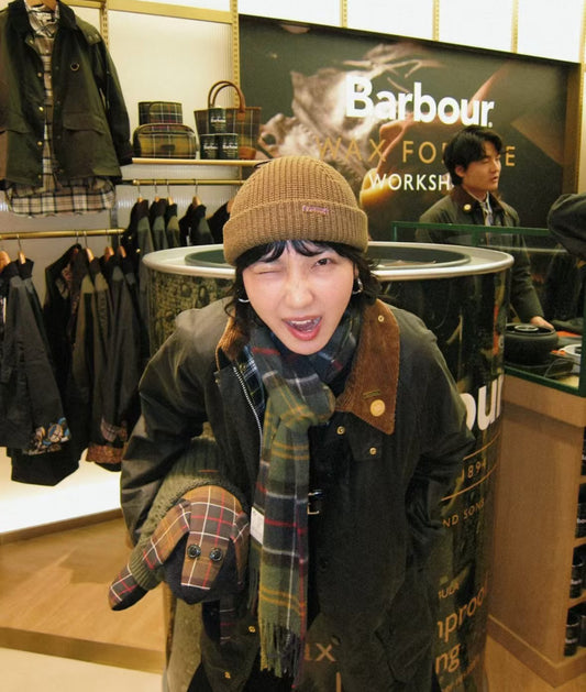 Barbour 格仔頸巾
