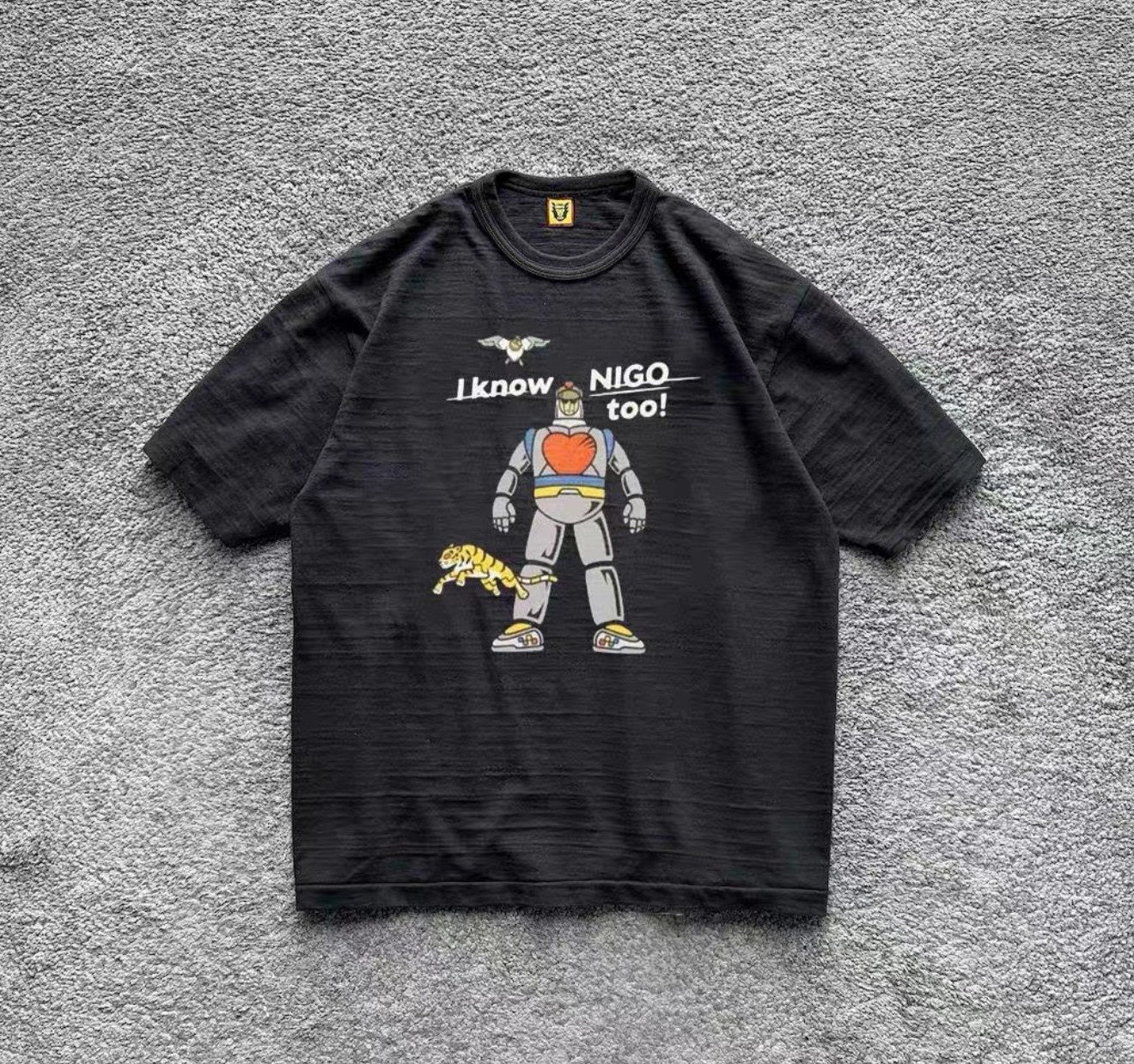 Human made robot tee
