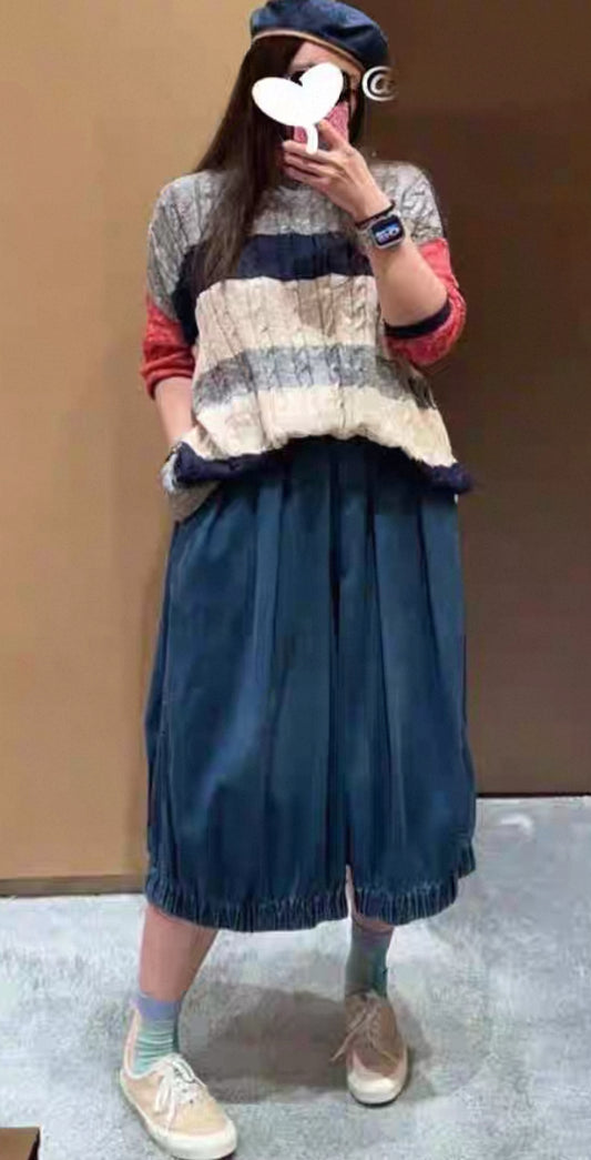 45R燈籠牛仔褲