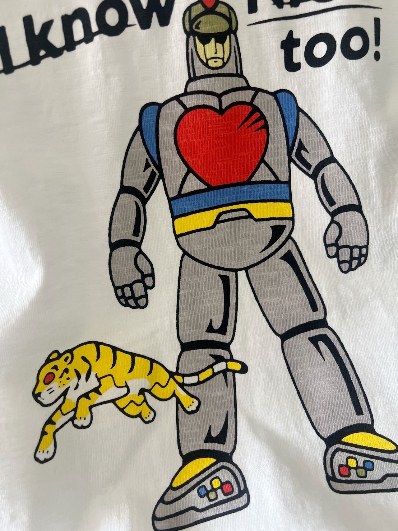 Human made robot tee