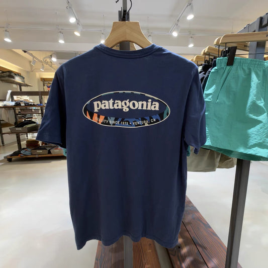 Patagonia logo tee