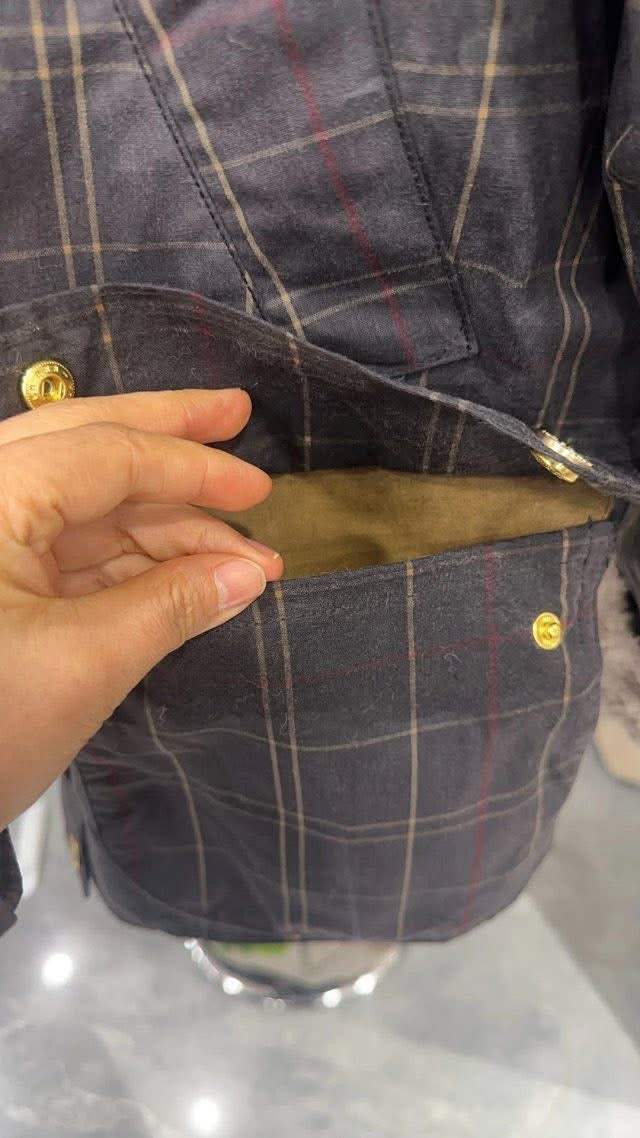 Barbour 羊羔毛格外套