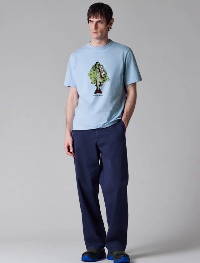 Barbour x Paul smith fish tee