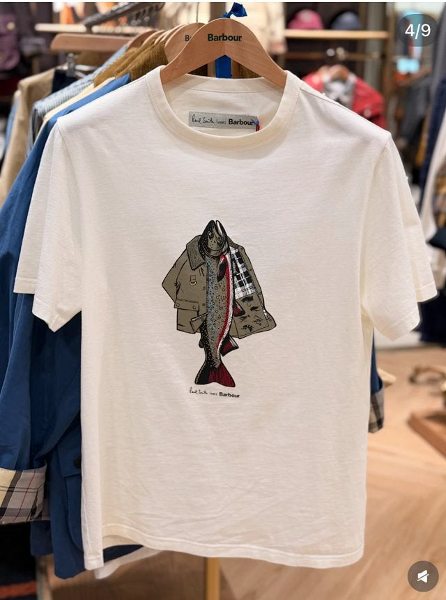 Barbour x Paul smith fish tee