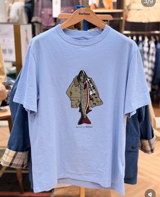 Barbour x Paul smith fish tee