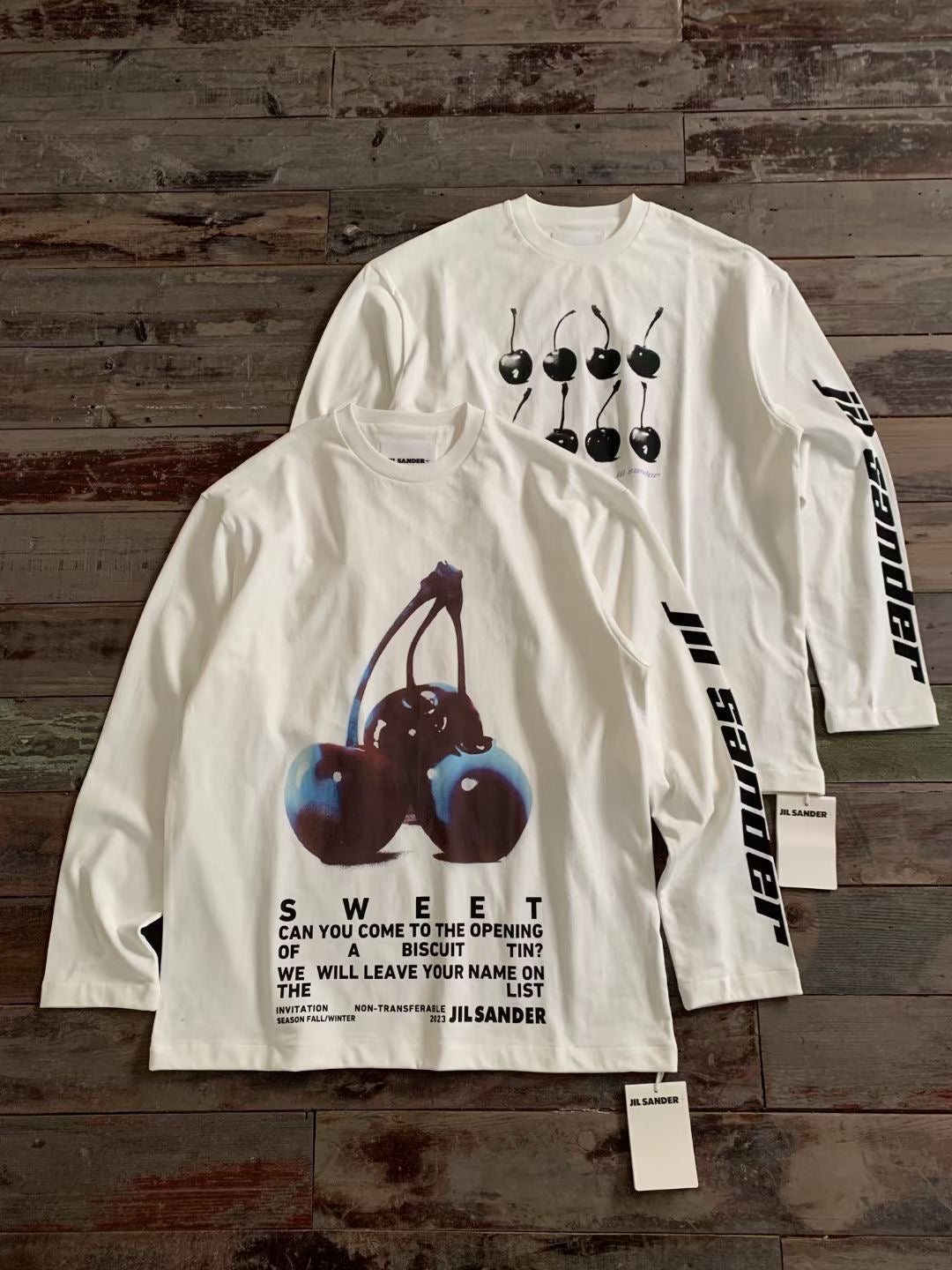 JIL SANDER チェリーグラフィック長袖カットソー Jil Sander cherry長袖tee – Aimeebabe