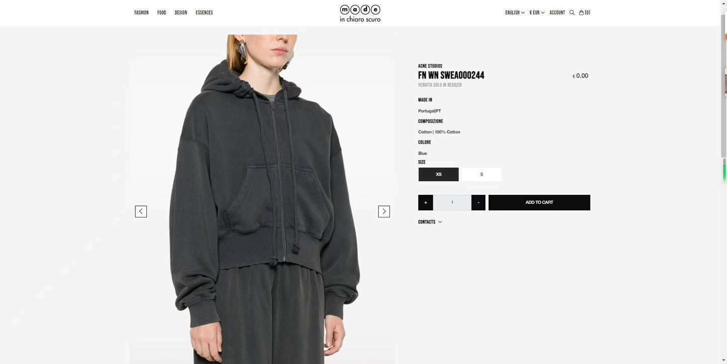 Acne studio twin set