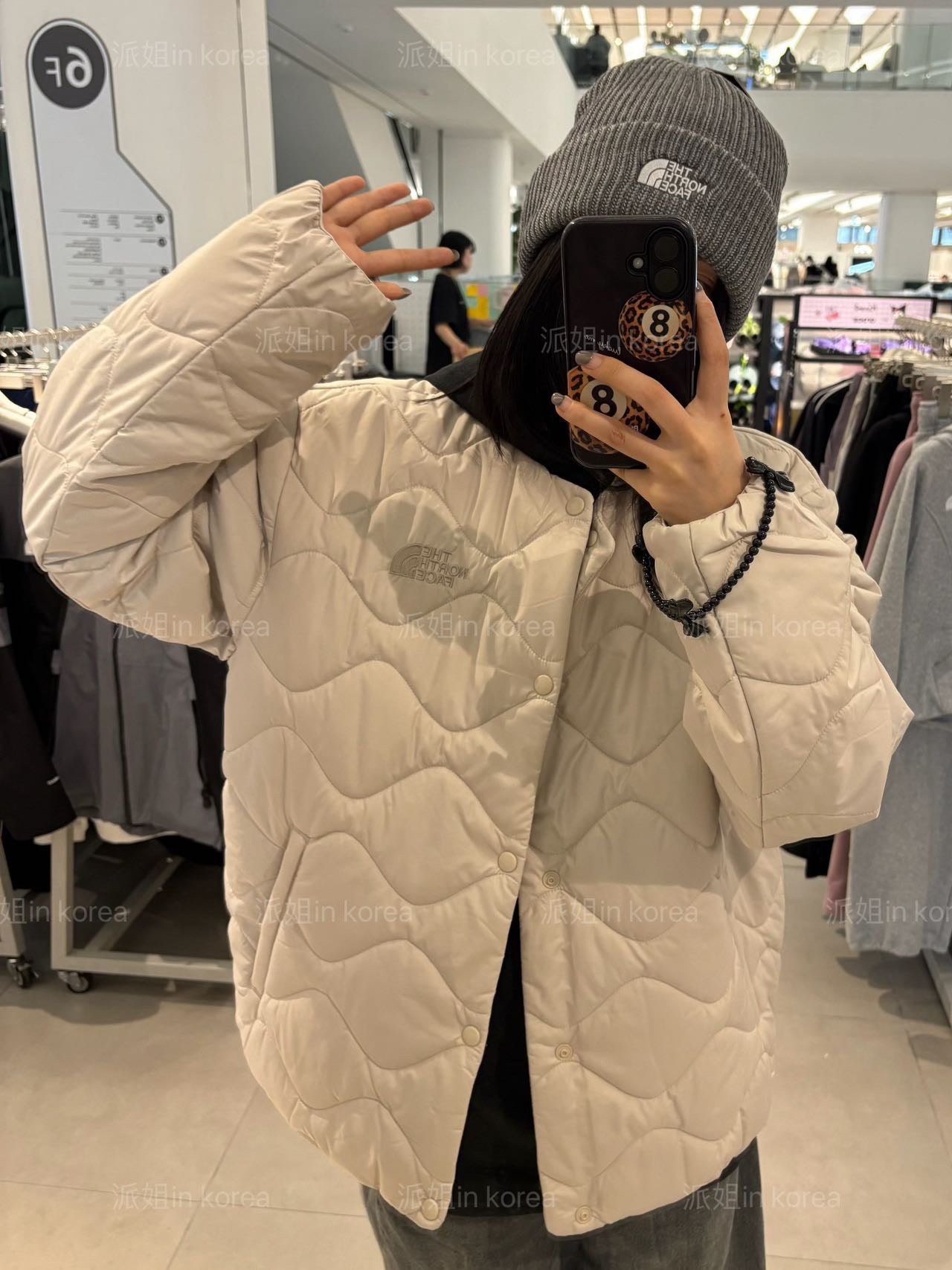 韓國TNF夾棉外套