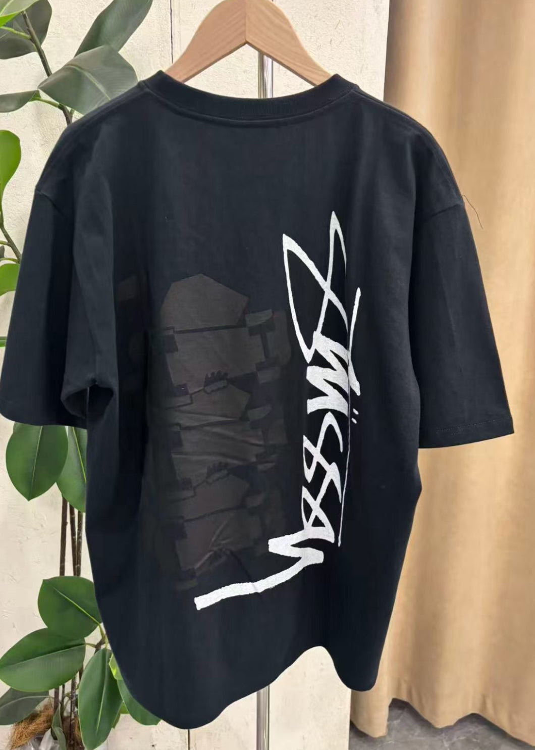Stussy 滑板logo tee