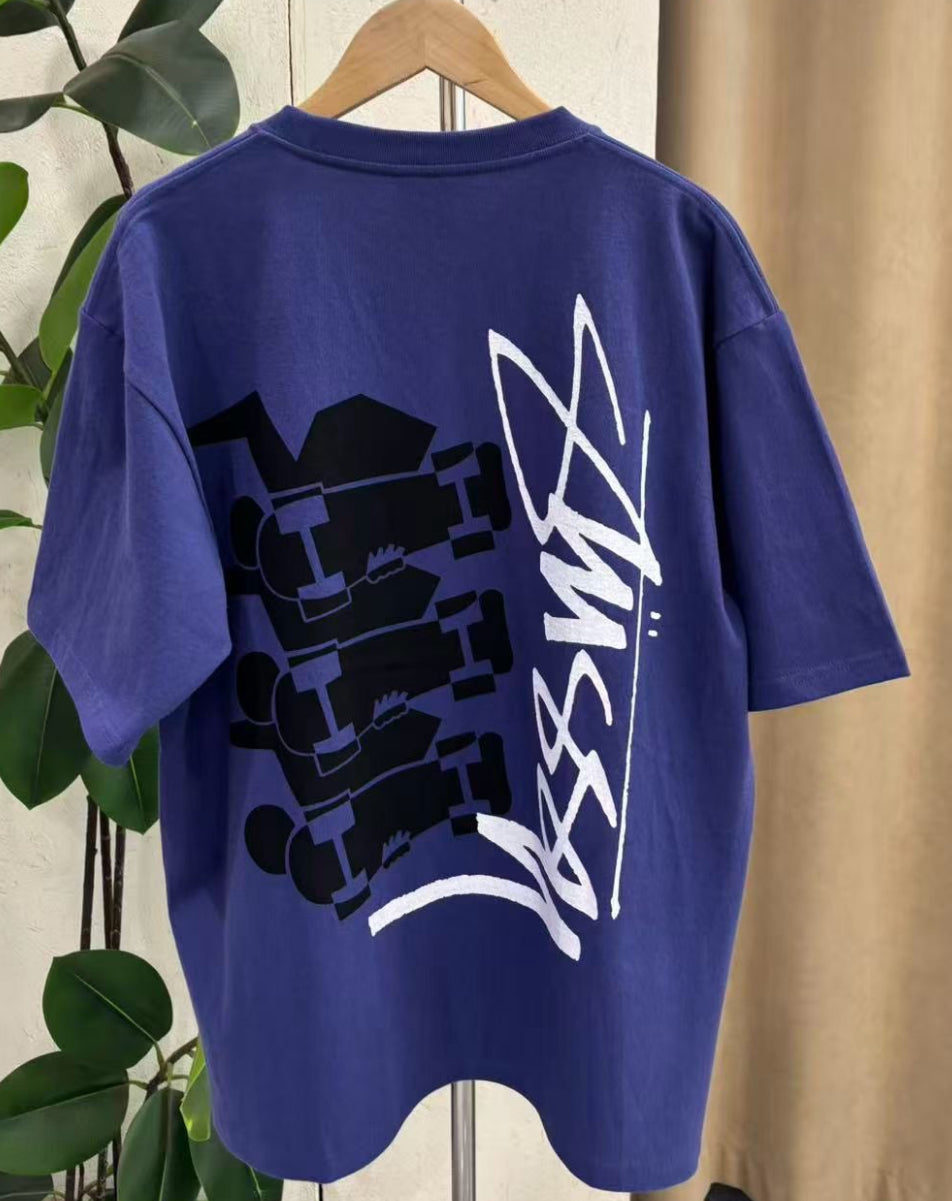 Stussy 滑板logo tee