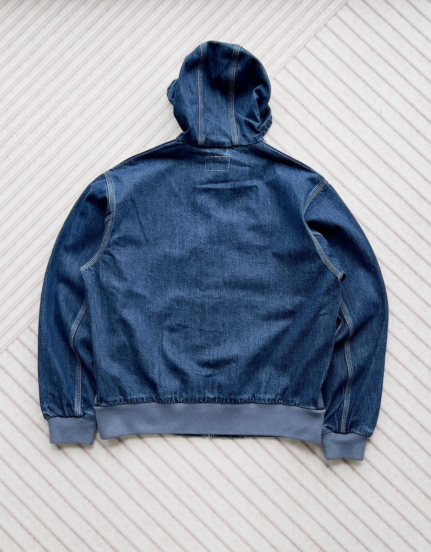 Carhartt 牛仔zip up jacket