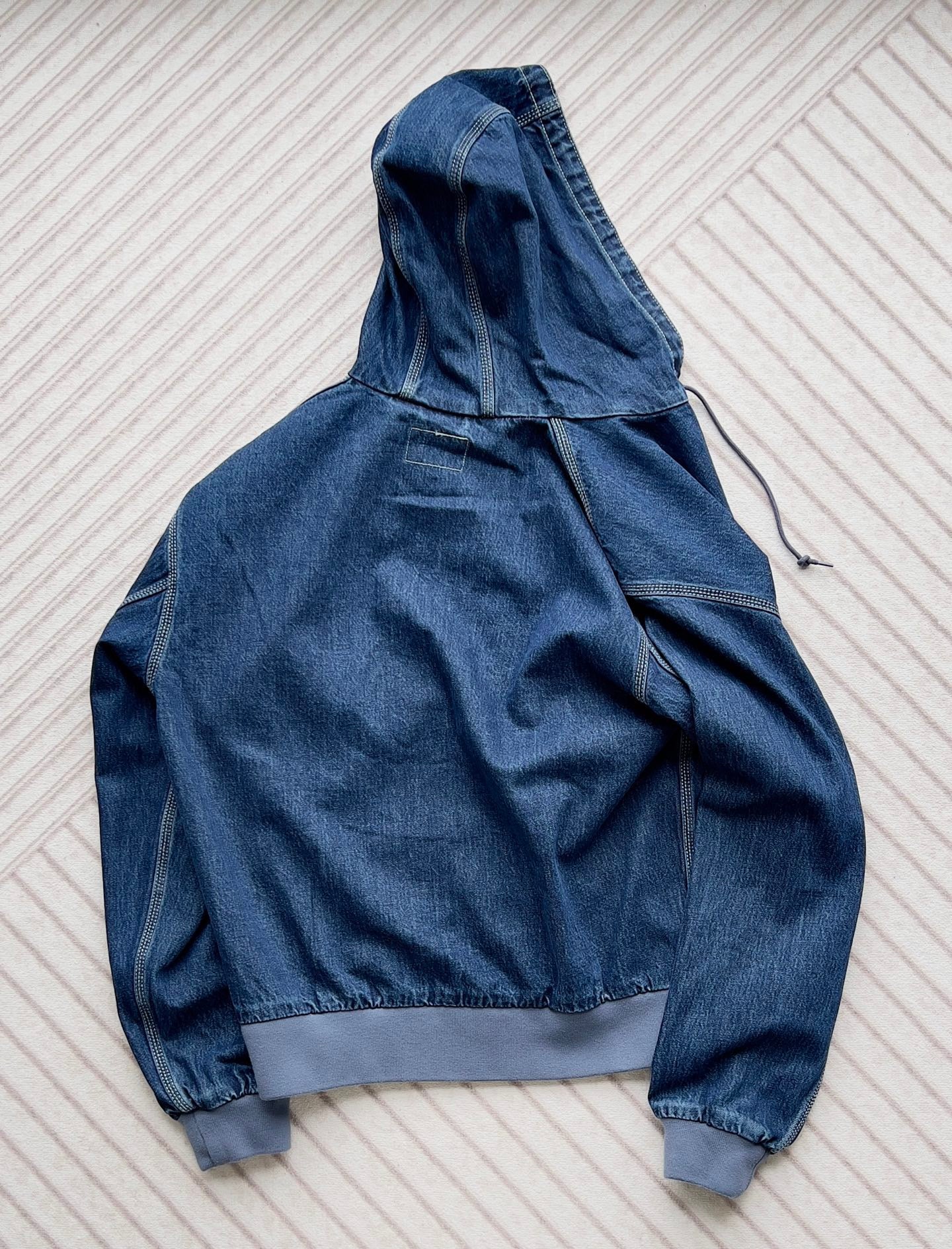 Carhartt 牛仔zip up jacket