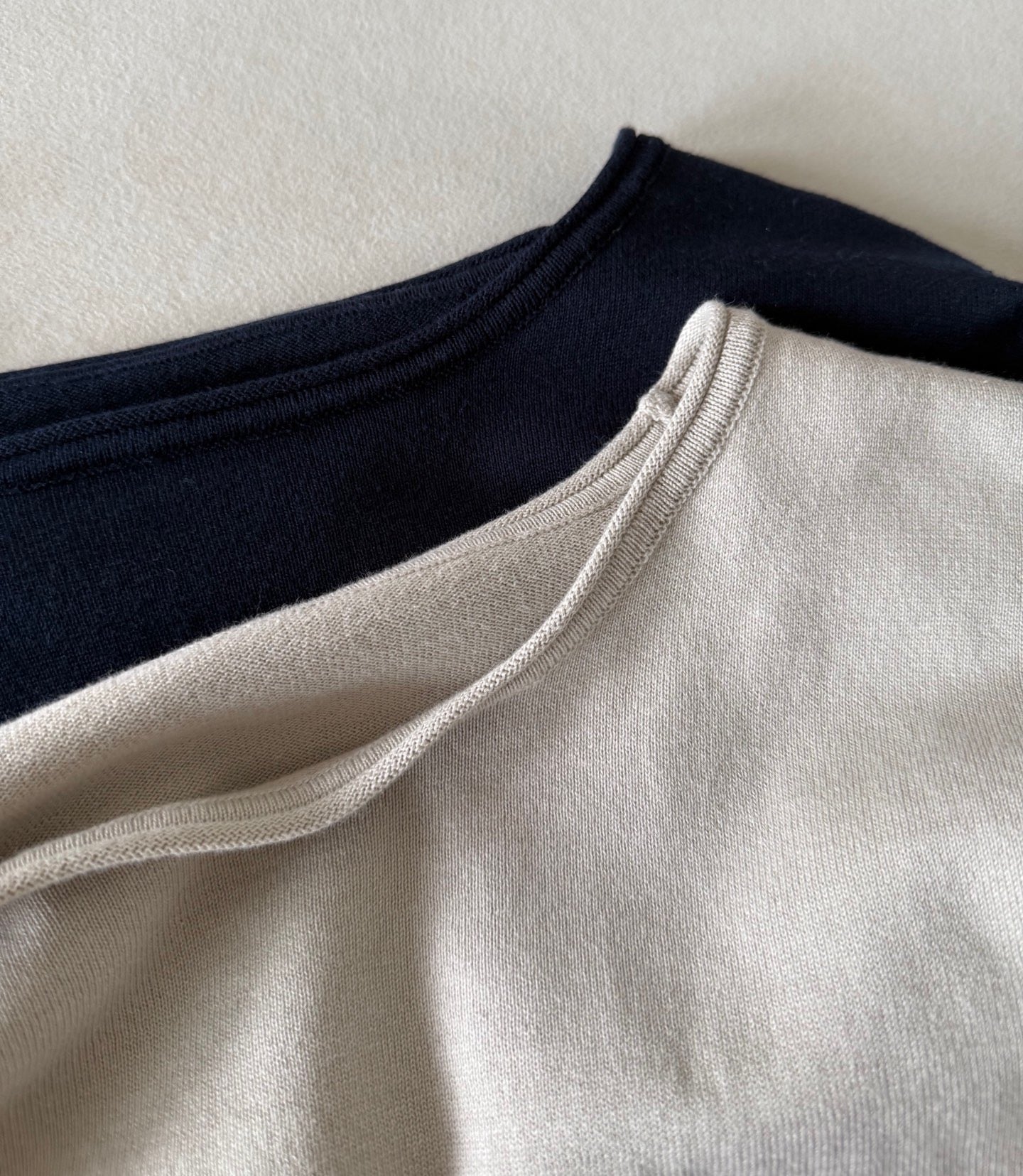 45R撞色logo tee