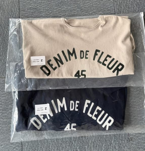 45R撞色logo tee