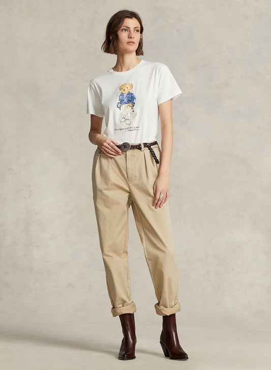 Polo bear 牛仔印花tee