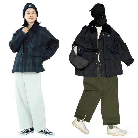 Barbour x beams 格仔外套