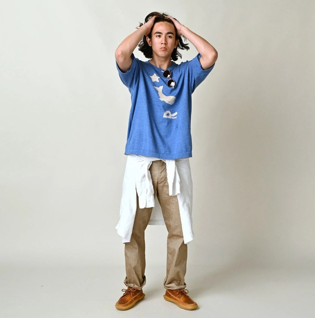 45R 字母pattern tee