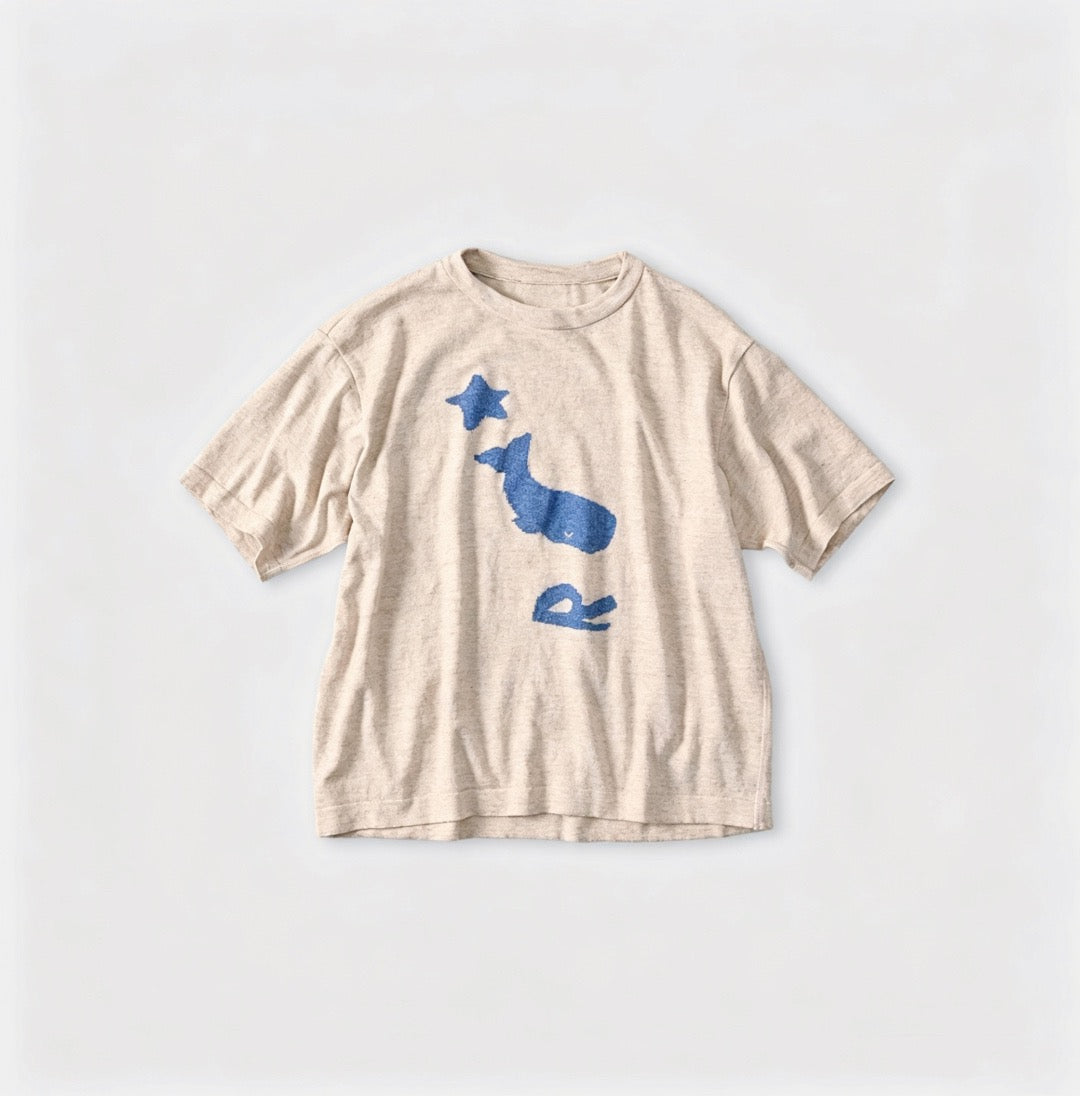 45R 字母pattern tee