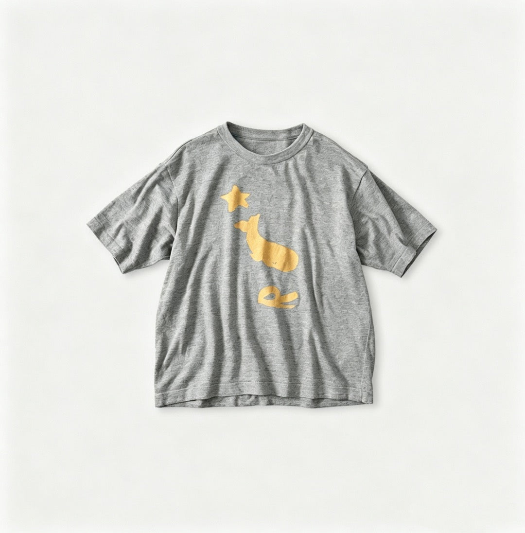 45R 字母pattern tee