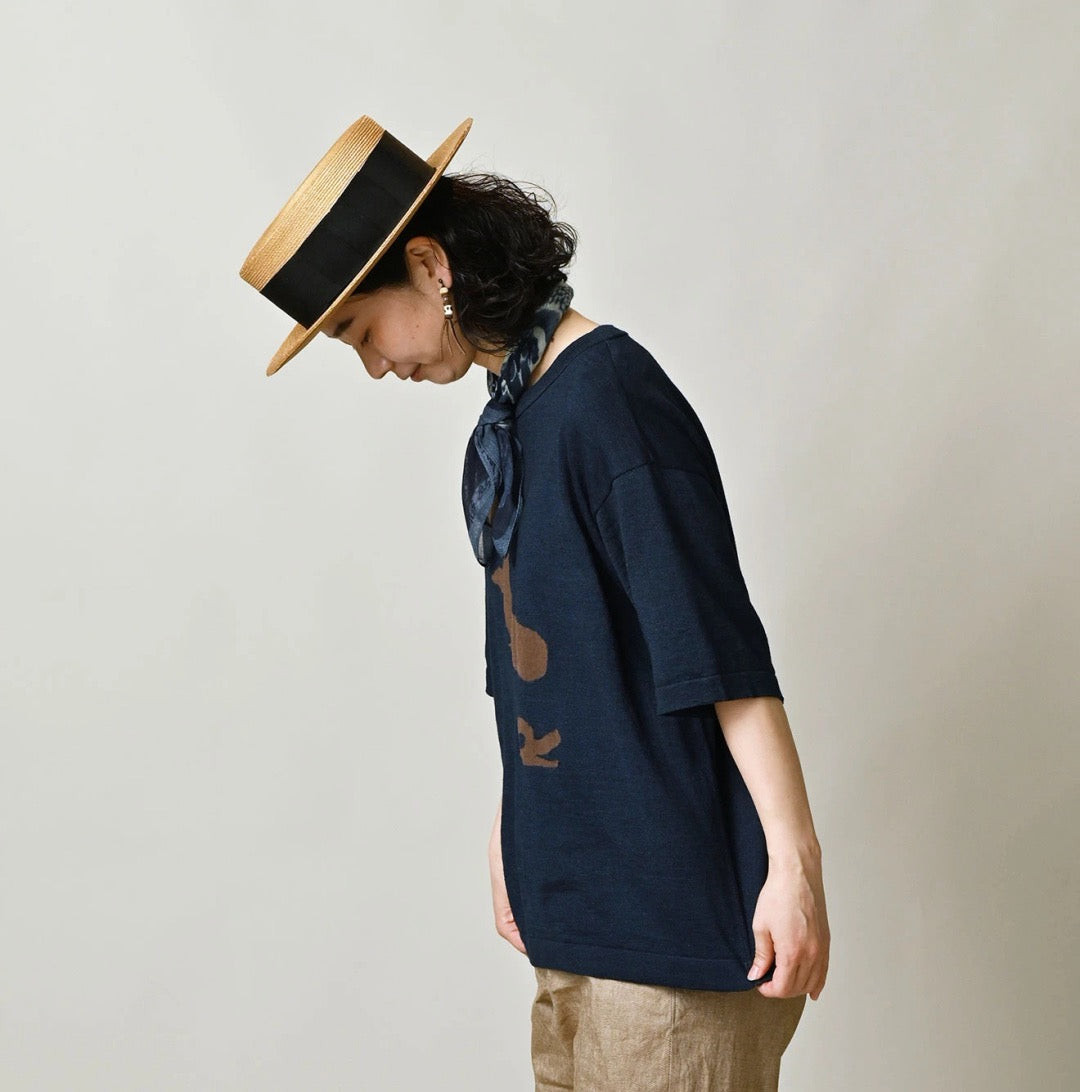45R 字母pattern tee