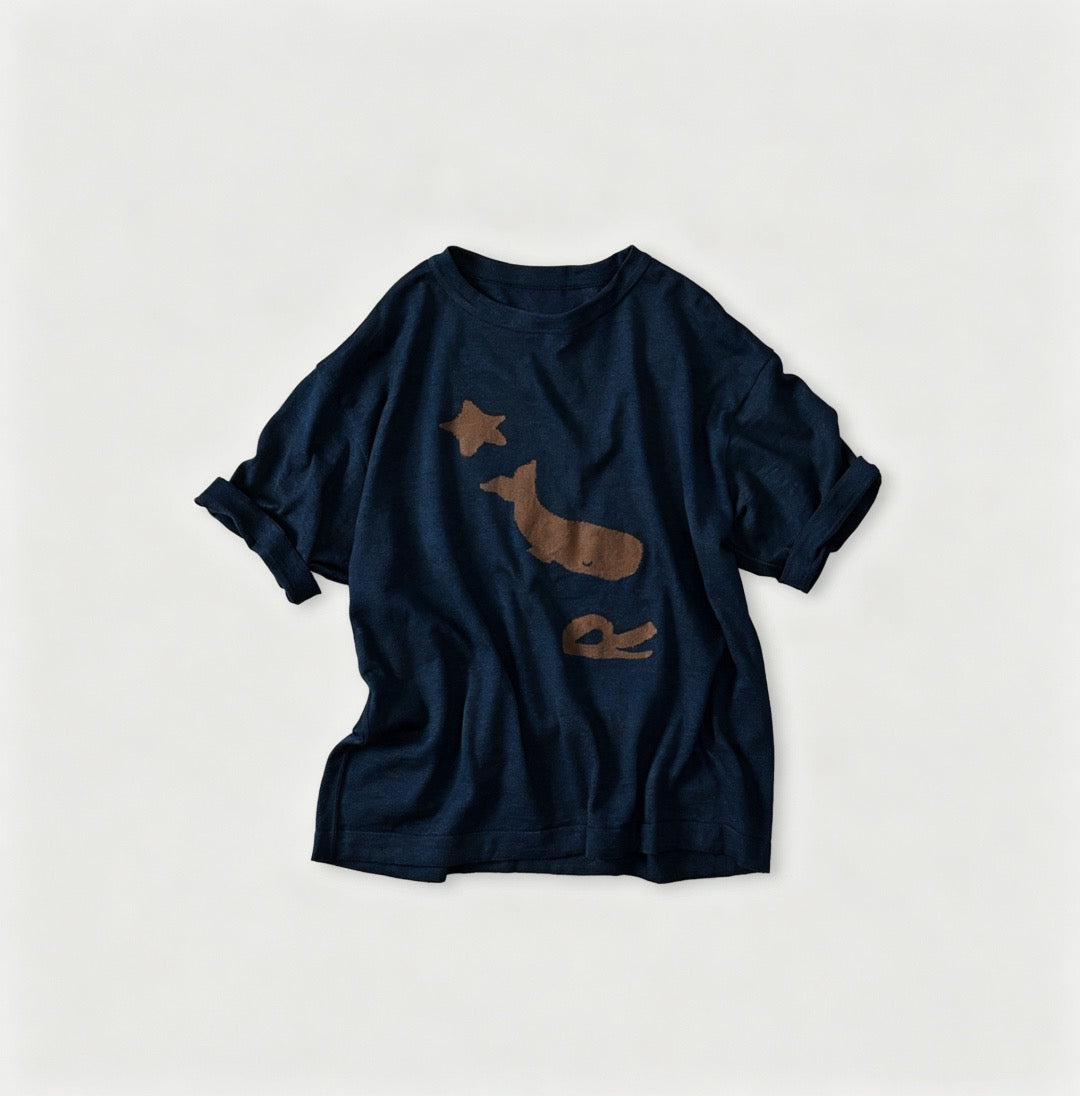 45R 字母pattern tee
