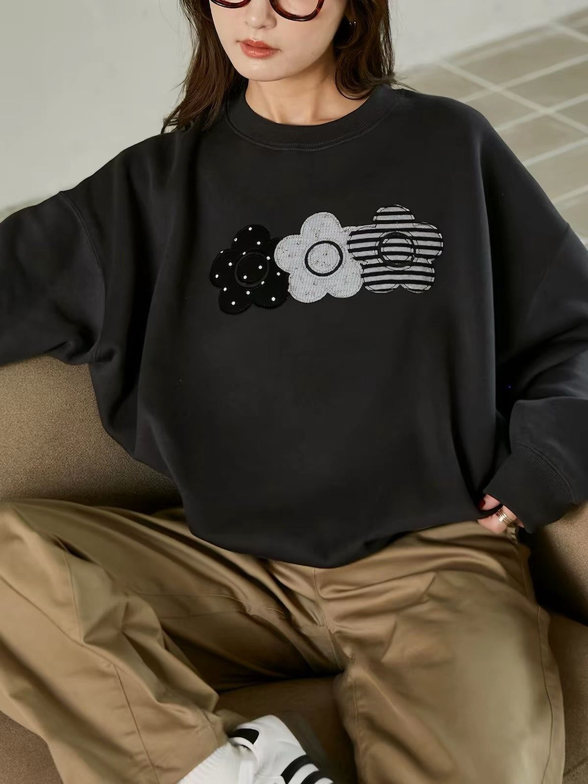 Mary Quant flower衛衣