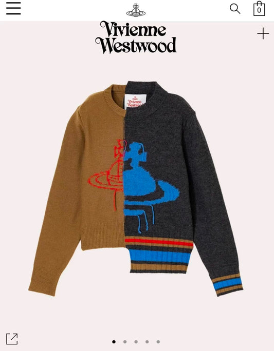 Vivienne Westwood接拼sweater