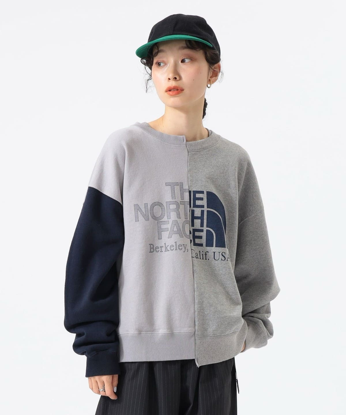 TNF x beams 接拼不規則衛衣