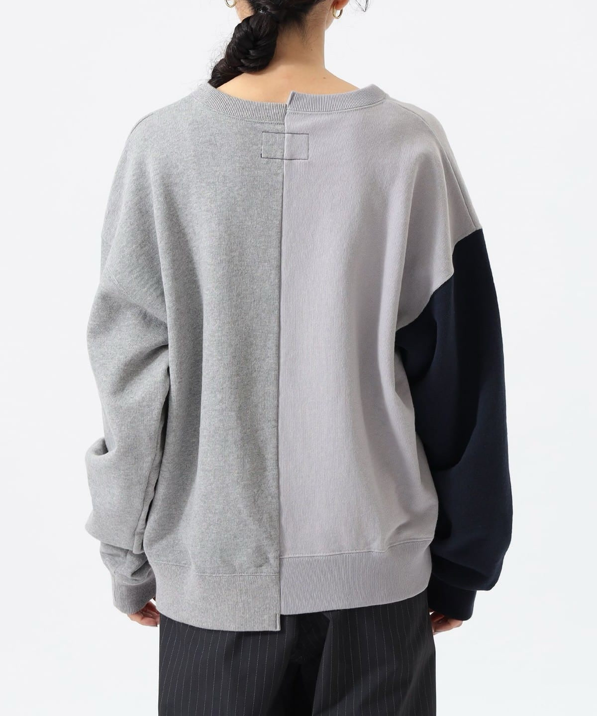 TNF x beams 接拼不規則衛衣