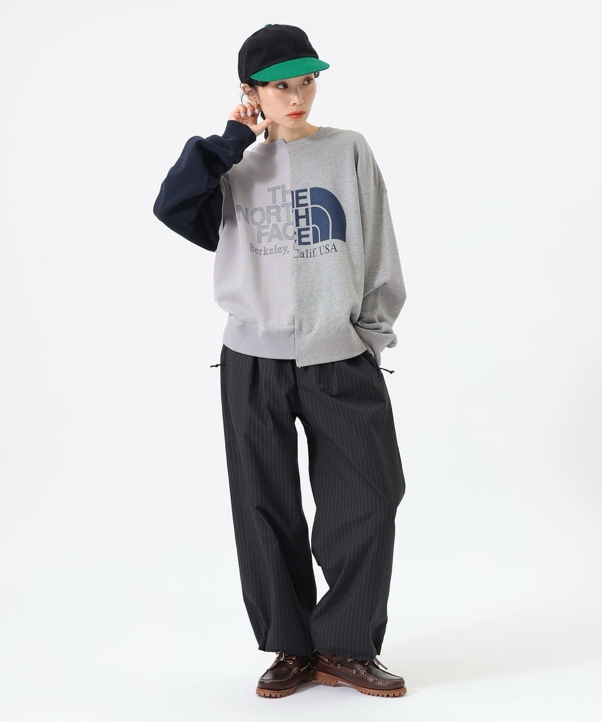 TNF x beams 接拼不規則衛衣