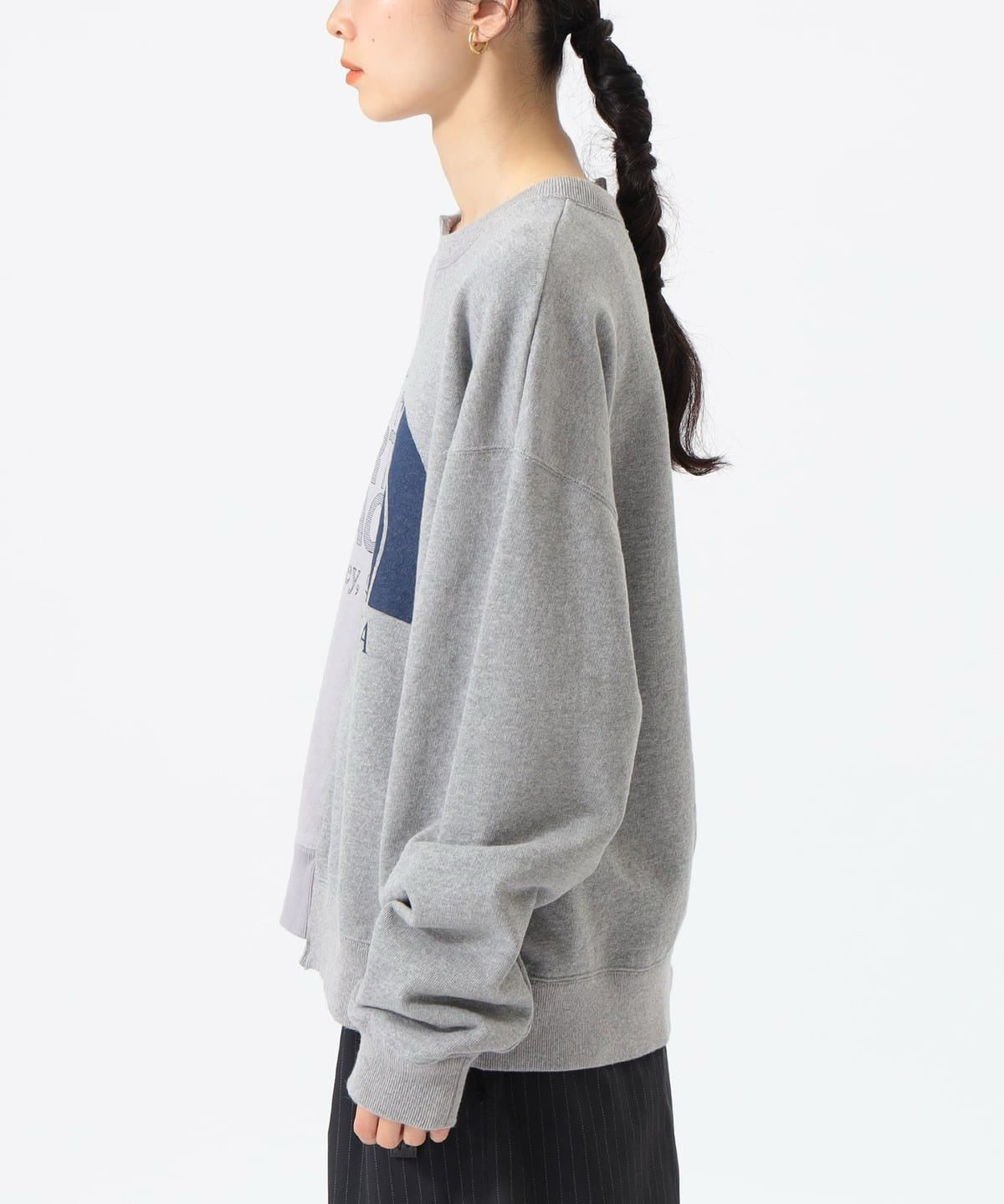 TNF x beams 接拼不規則衛衣