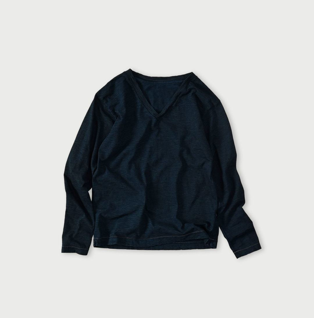 45R v領淨色tee