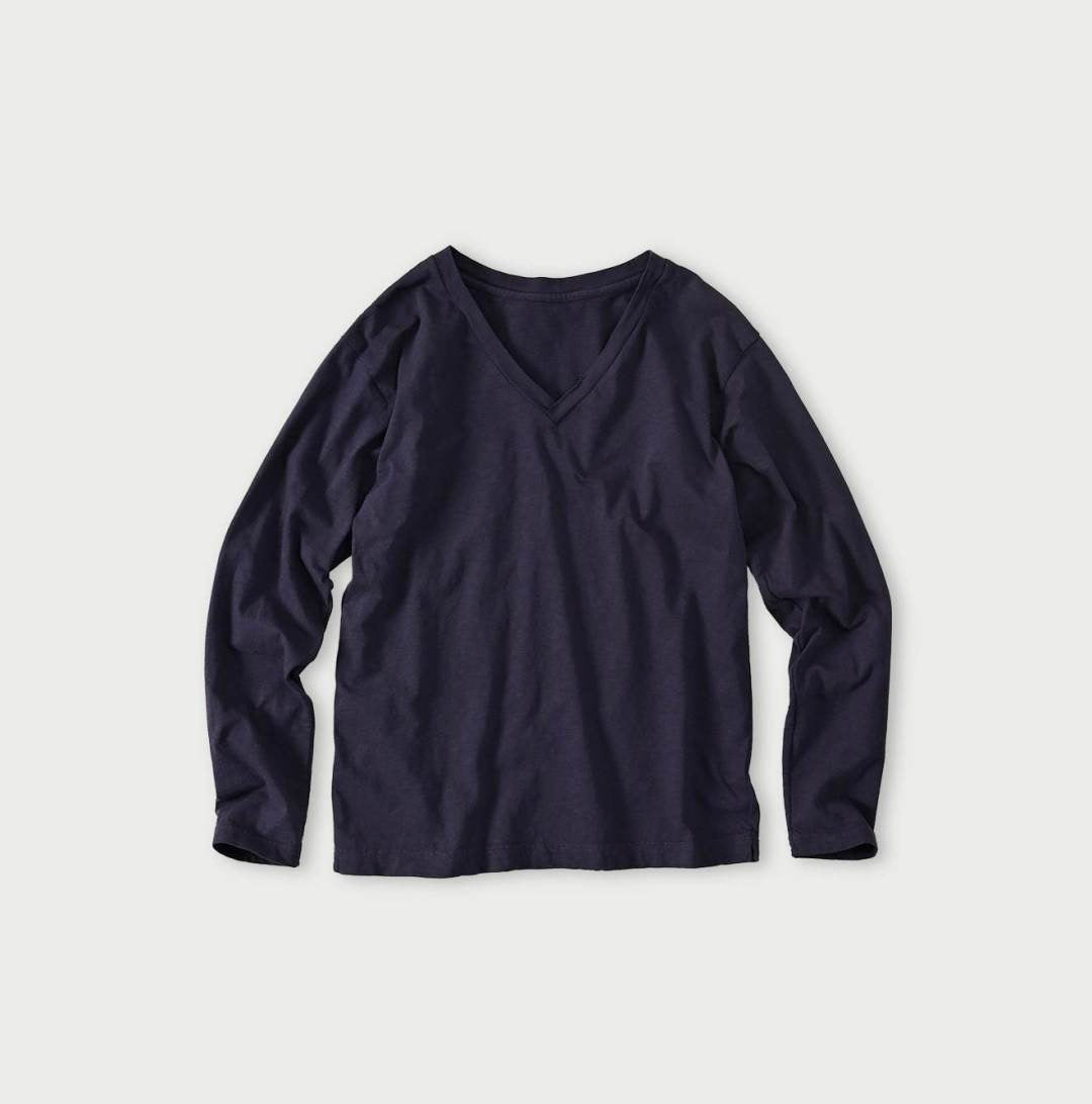 45R v領淨色tee