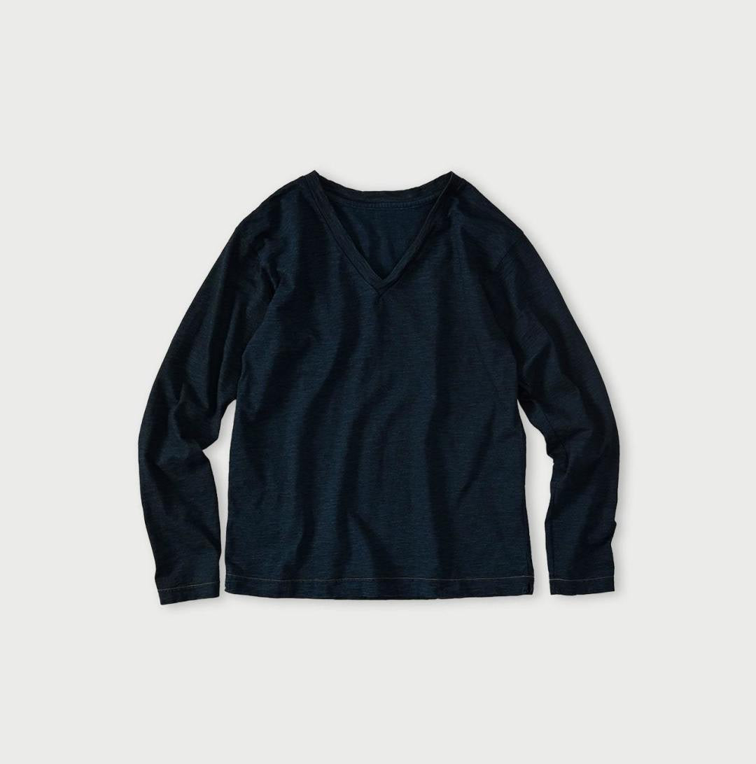45R v領淨色tee