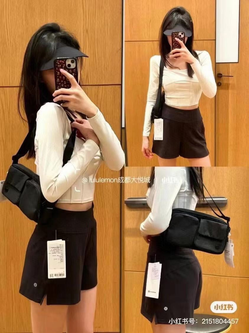 Lululemon multi pocket crossbody bag