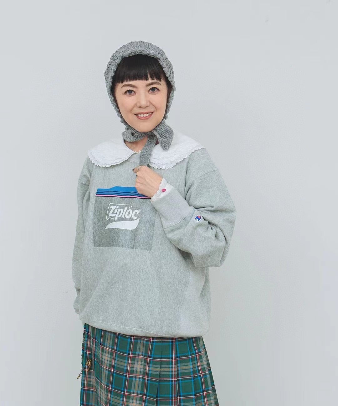 Beams x champion ziploc logo衛衣