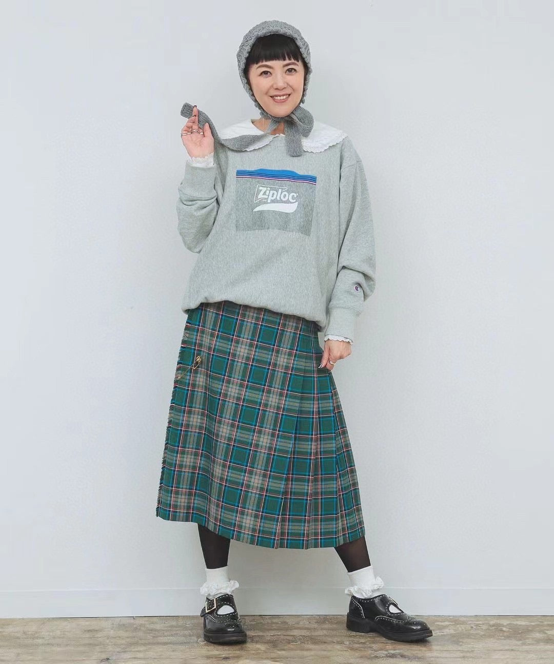 Beams x champion ziploc logo衛衣