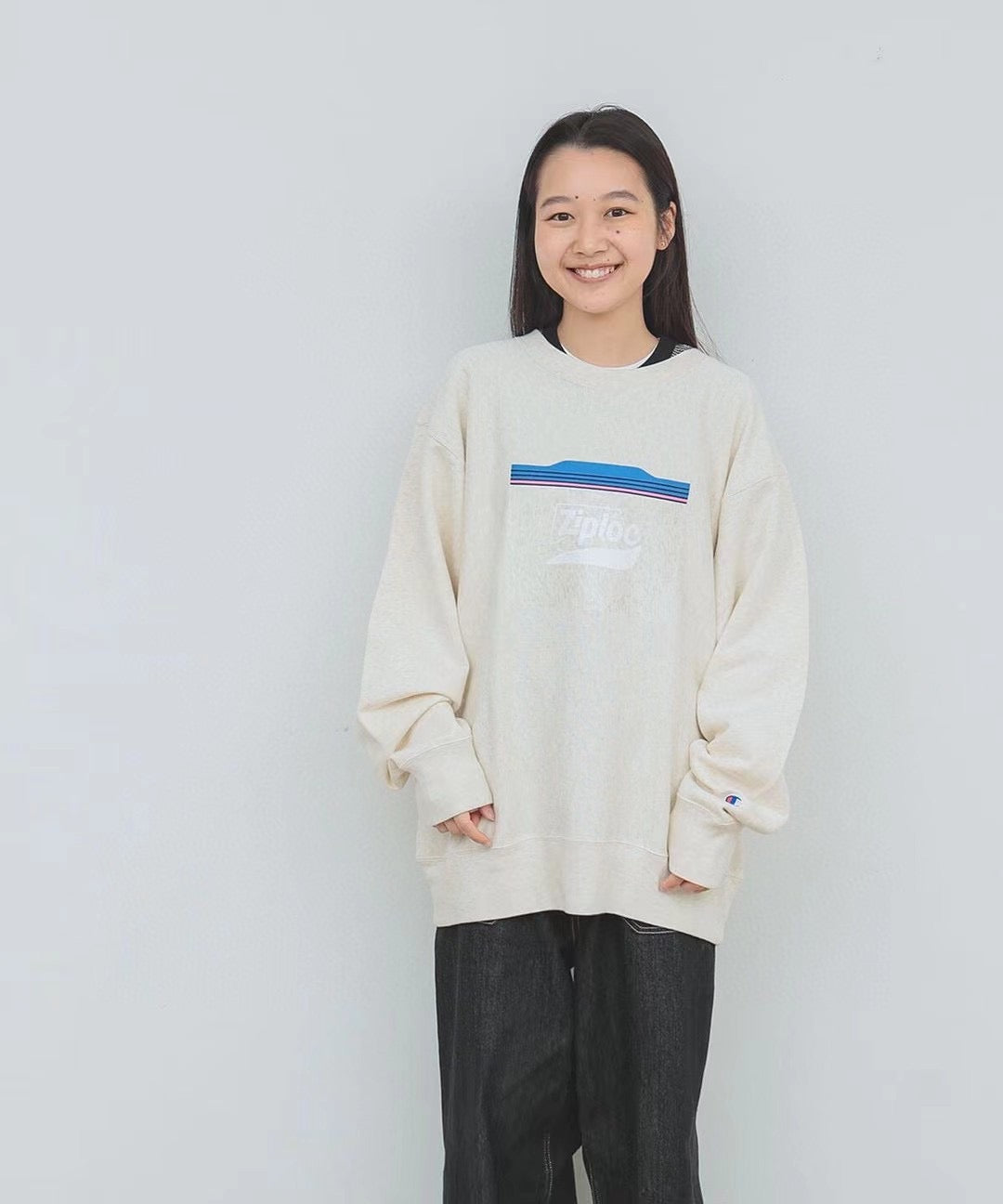 Beams x champion ziploc logo衛衣