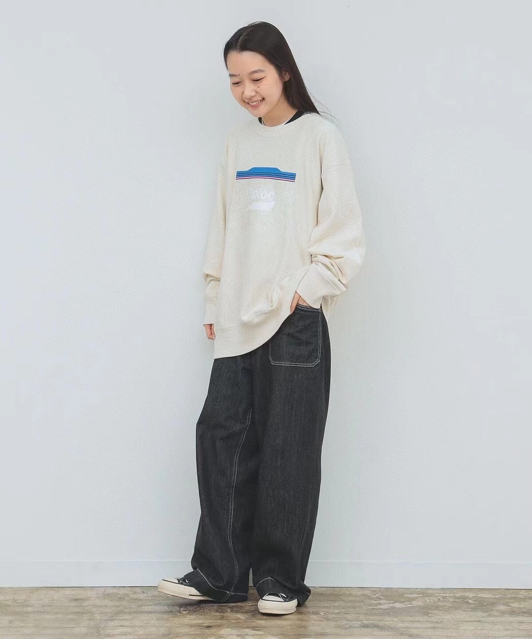 Beams x champion ziploc logo衛衣