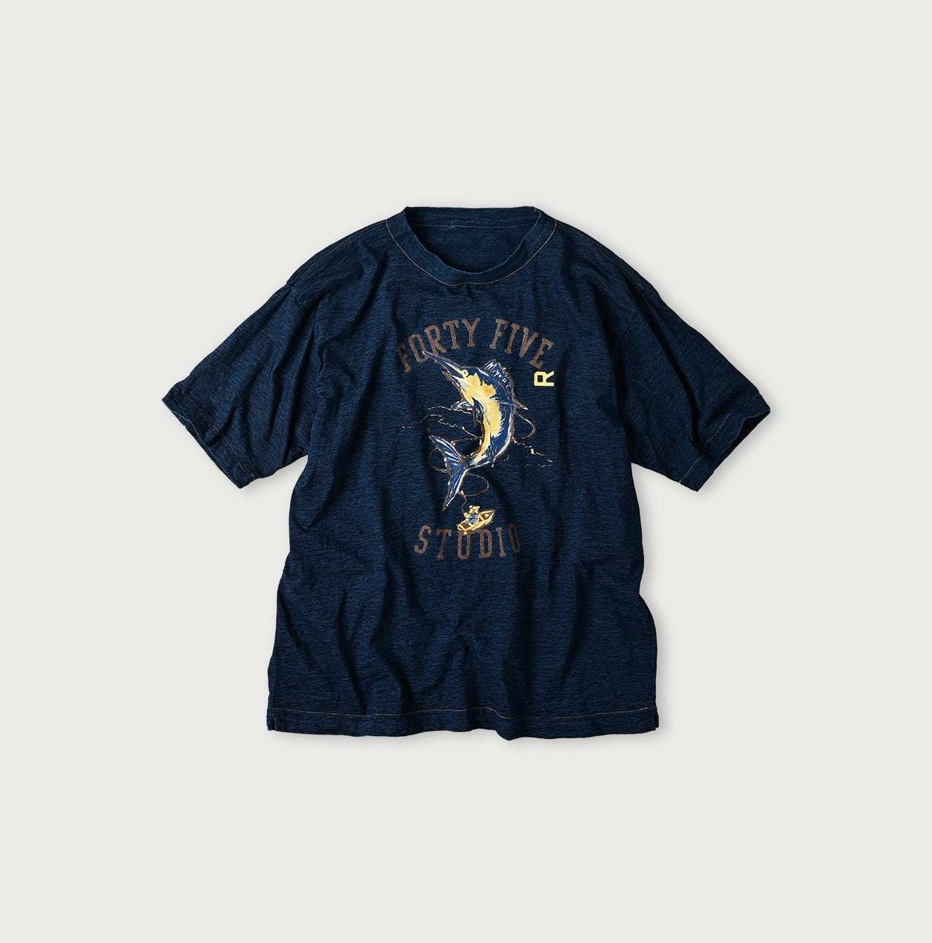 45R fish logo tee