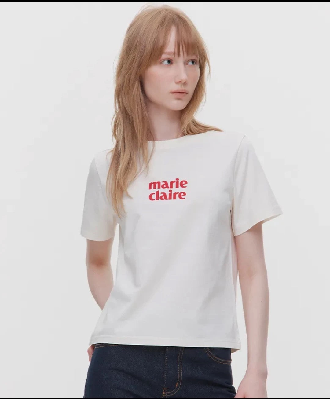 Marie Claire logo tee