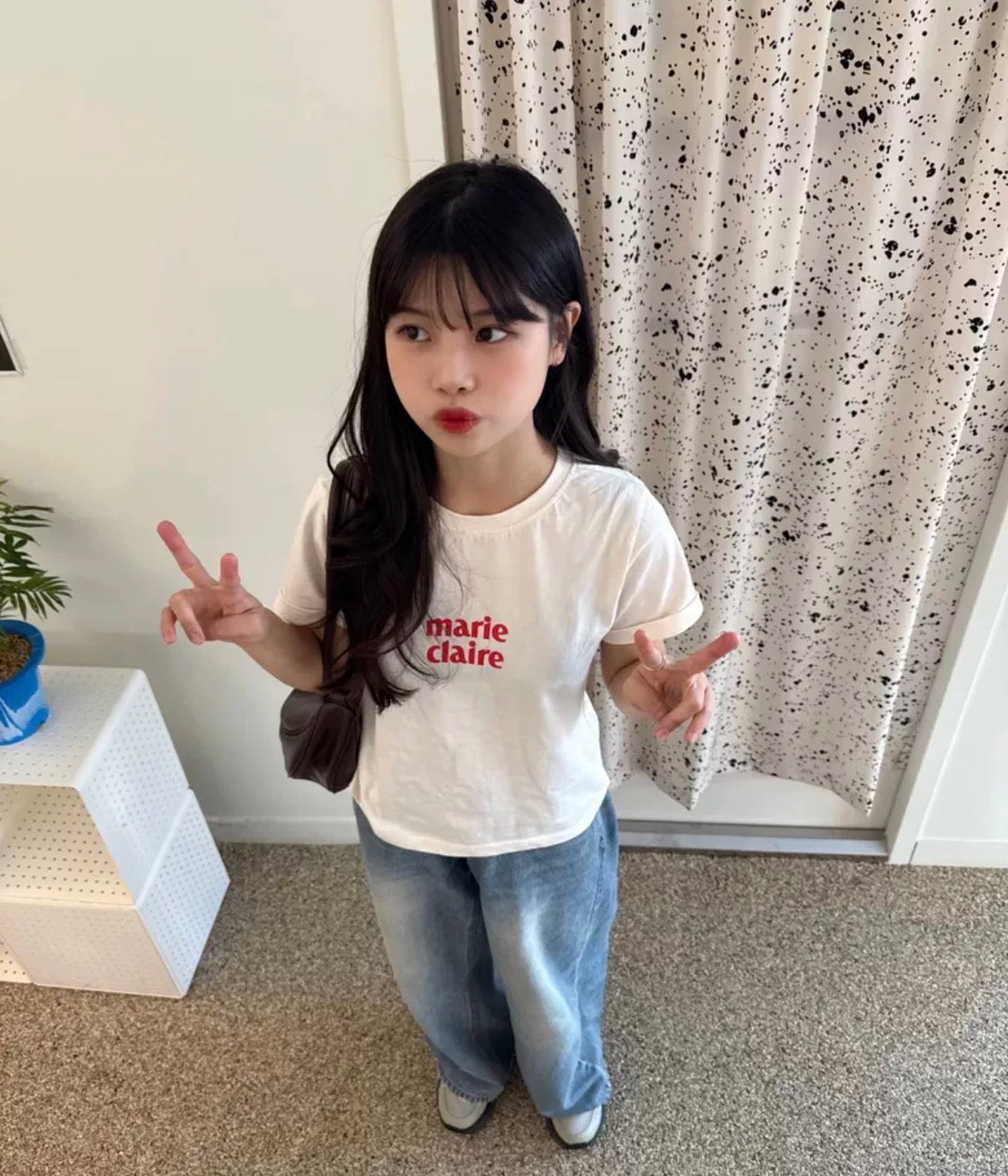 Marie Claire logo tee