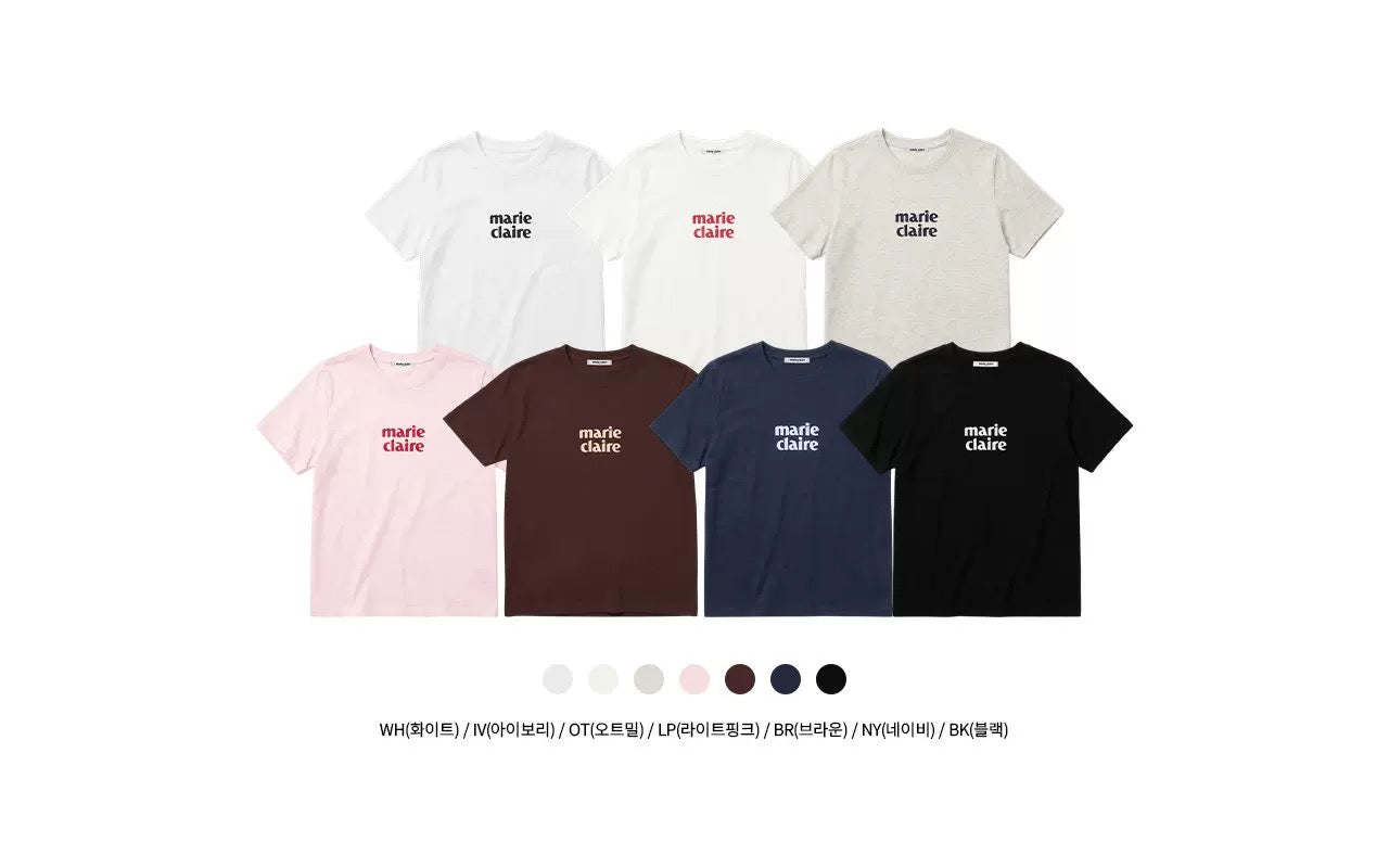 Marie Claire logo tee