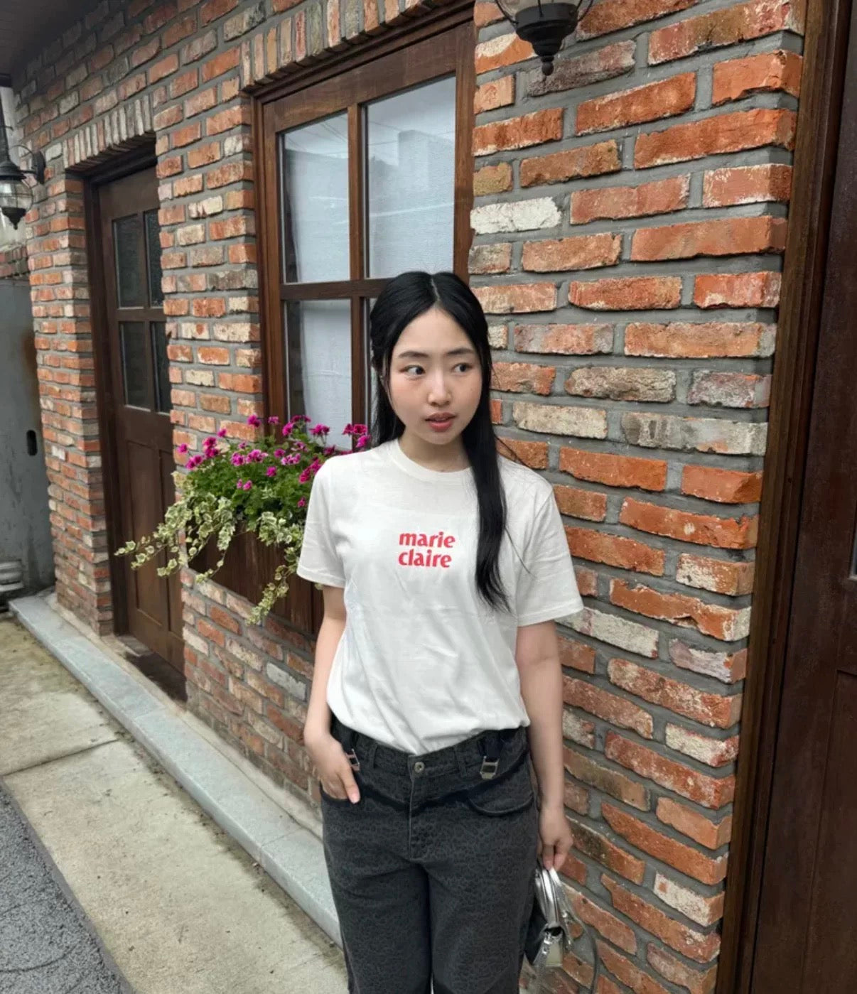 Marie Claire logo tee